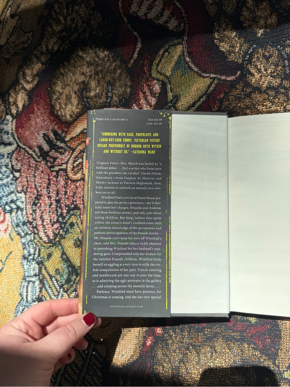 Victorian Psycho by Virginia Feito - Hardcover book - Picture 3 of 4